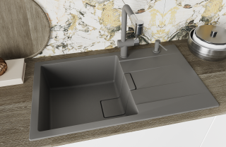 Кухонная мойка Florentina Ривьера 860 грей